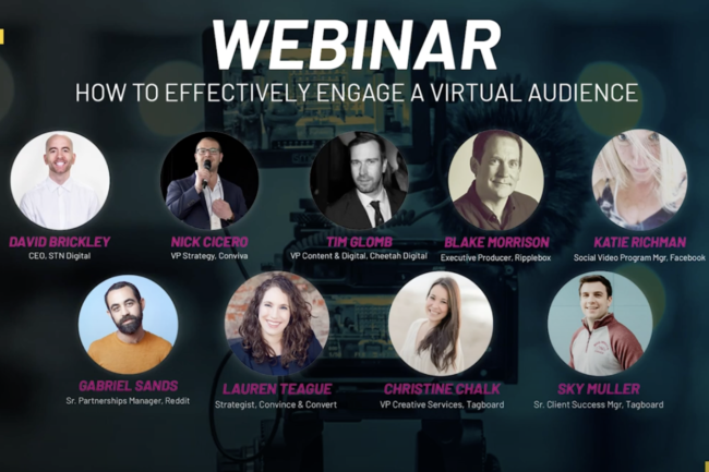 WEBINAR – Going Digital: How to Effectively Engage a Virtual Audience ...